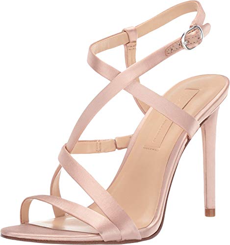Imagine Vince Camuto Womens Ramsey Satin Dress Sandals Beige 6.5 Medium (B,M)