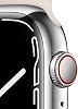 Apple Watch Series 7 (GPS + Cellular, 41mm) caja de aluminio luz de estrella con correa deportiva luz de estrella, talla regular (renovado) 4