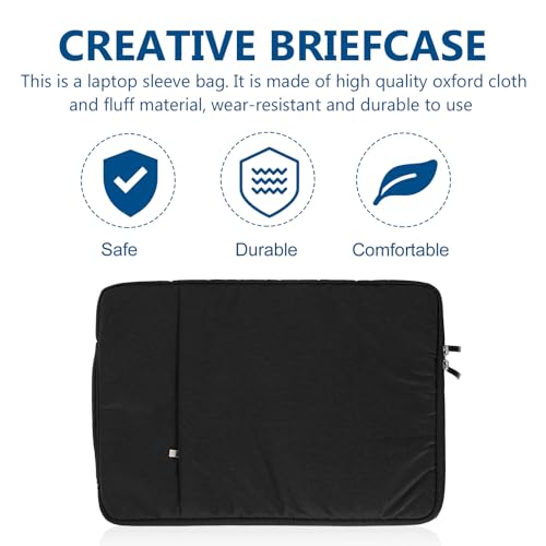 Funda Protectora para Laptop 15 pulgadas Ipetboom Negra miniatura 3