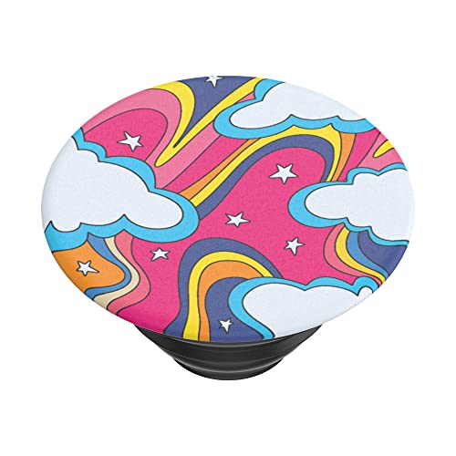 ​​​​Popsockets Phone Grip With Expanding Kickstand, Popsockets For Phone - Retro Rainbow #TOP7