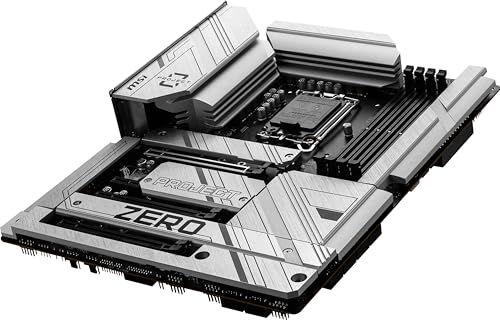 MSI Z790 Project Zero Gaming Motherboard (Support 14th/13th/12th Gen Intel Processors, LGA 1700, DDR5, PCIe 5.0, M.2 Slots, 2.5Gbps LAN, USB 3.2 Gen2, HDMI/DP, Wi-Fi 7, Bluetooth 5.4, ATX) by msi - Image 2