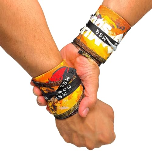 Image of Wrist Wraps for Calisthenics & Weightlifting - Heavy Duty Wrist Support & Stability (Power Weave)
