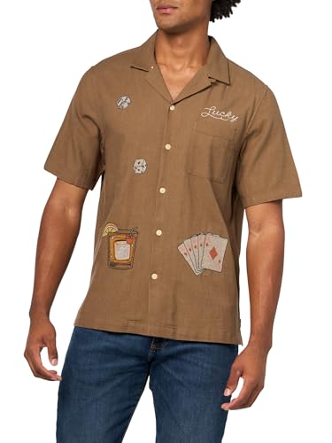 Chemise col Camp brodée Lucky Brand finitions premium