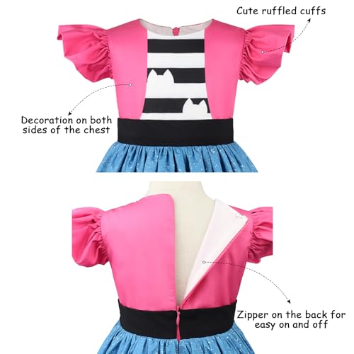 Vestido Casual de Princesa con Orejas para Niñas miniatura 3