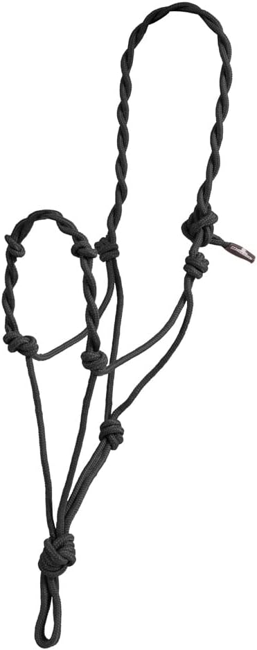 Other Basic Twisted Rope Halter Black