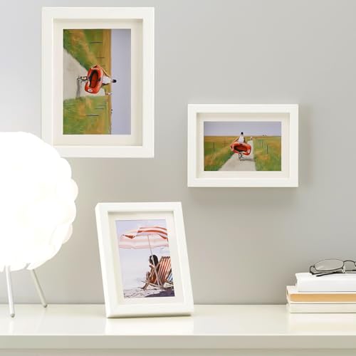 32 Stücke Passepartout Karton,8 Größen Paspartourahmen,Beige Passepartout Nach maß von Bild Foto Rahmen Halterungen Matten,Haltbarkeit Passepartout Rahmen Papier,für Bilder, Fotos, Kunstdrucken