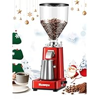 コーヒーミル Amazon | Huanyu コーヒーミル 電動 コーヒーグラインダー 19段挽き目