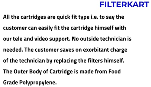 Image of AQUADYNE Ro Service Filter Kit For Livpure Glo Ro + Uv Water Purifier,Blue&White