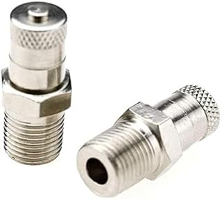 2 pcs 1/8 Inch BSPT Schrader Tank Valve 25mm Wheel Air Compressor 35 Bar 500 PSI,PART