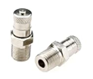 2 pcs 1/8 Inch BSPT Schrader Tank Valve 25mm Wheel Air Compressor 35 Bar 500 PSI,PART