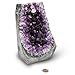 EMPORION Large Natural Amethyst (5 lb to 6.5 lb) Crystal Clusters Stone from Uruguay Raw Geode Quartz - Deep Purple Color