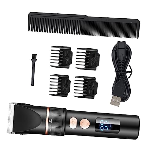 WRITWAA 1 Set Professional Adjustable LCD Display Clipper Durable Household