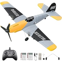 HAWK'S WORK Avião RC P-51D Mustang de 3 Canais, Avião de Controle HAWK'S WORK Avião RC P-51D Mustang de 3 Canais, Avião de Controle