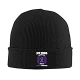 Thermo Beanie Mein Held Ist Jetzt Mein Engel. Bewusstsein Für Epilepsie Warme Knit Beanie Hat Bequeme Watch Cap Für Skifahren Herren Laufen