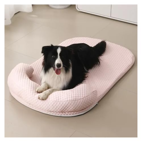 Cama para perro de seda helada alfombrilla espuma azul gato 6