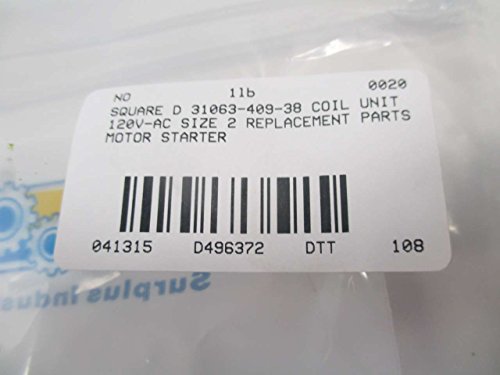 New Square D 31063-409-38 120V-Ac Size 2 Motor Starter Coil Unit D496372 #TOP7