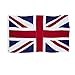 Homissor British Flag 3x5 Union Jack England Flags Embroidered Sewn Stripes United Kingdom UK Flag Heavy Duty Outdoor