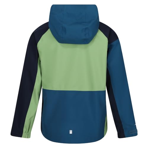 Childrens/Kids Highton V Full Zip Hoodie (14 Years) (Moroccan Blue/Navy)4