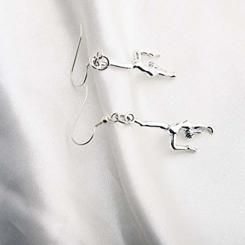 FUSTMW Gymnast Gift Gymnastics Y Necklace Infinity Love Charm Gymnast Jewelry Gymnastics Class Gift for Women Girls