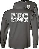 Fair Game Fire Rescue Long Sleeve T-Shirt Fire Department Duty Firefighter Adult...
