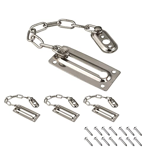 4 Pezzi Catena per Porta Anteriore Blocco Catena