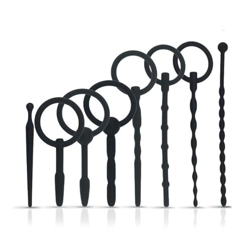 Dilatador uretra silicona flexible con diseño hueco para flujo continuo