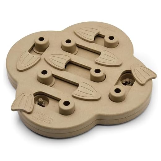 Outward Hound Nina Ottosson Dog Hide N' Slide Tan Interactive Treat Puzzle Dog Toy