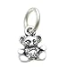 Teddy Bear PETIT breloque en argent sterling .925 x 1 Ted Teddies Bears breloques