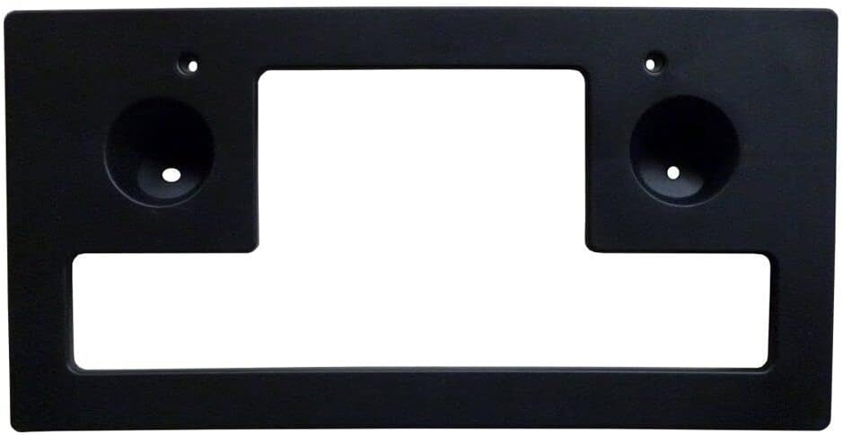I-Match Auto Parts Front License Plate Bracket Tag Holder Black Textured PP Plastic for 2004-2015 Nissan Titan Pickup and 2004-2007 Nissan Armada 962107S000 NI1068148