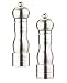 Produktbild Rosenstein & Söhne Gewürzmühle Salz Pfeffer: Klassische Salz- & Pfeffermühle, Keramik-Mahlwerk, Edelstahl, 2er-Set (Gewürzmühle Mahlwerk, Hand-Salzmühle, Gewürz)