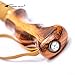FOREST PILOT 3-pc Detachable Hardwood Walking Stick Pine Handle with Compass (Nature Color, 55 Inches, 1 Piece)
