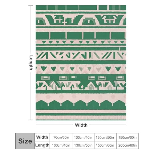 Couverture de lit en flanelle duveteuse, plaid chaud vert et blanc pour canapé
