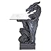 Design Toscano The Subservient Dragon Glass-Topped Sculptural Table