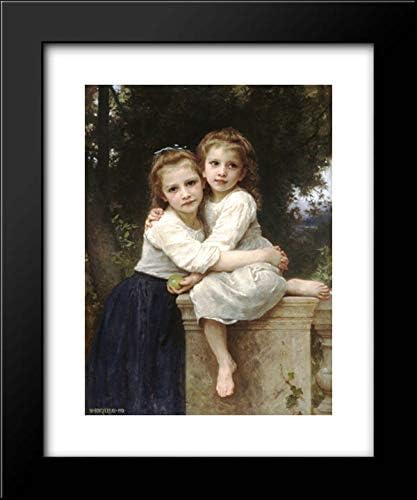 ArtDirect Two Sisters 15x18 Framed Art Print by William Adolphe Bouguereau