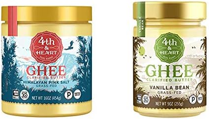 4th & Heart Himalayan Pink Salt and Vanilla Bean Grass-Fed Ghee Bundle