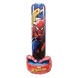 Hy-Pro Bolsa de Boxeo Inflable con Guantes de Boxeo con Licencia Oficial de Spiderman, Bolsa de Boxeo para niños, Juguetes y Regalos de Spiderman, 5+