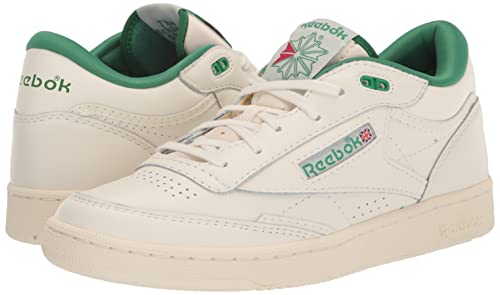 Reebok Unisex Club C Mid Ii Vintage Sneaker, Chalk/Glen Green/Classic White, 14 Us Men #TOP6