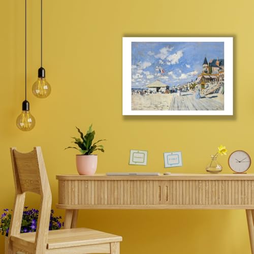Impression Monet Trouville par Spiffing Prints - Format Medium - 2