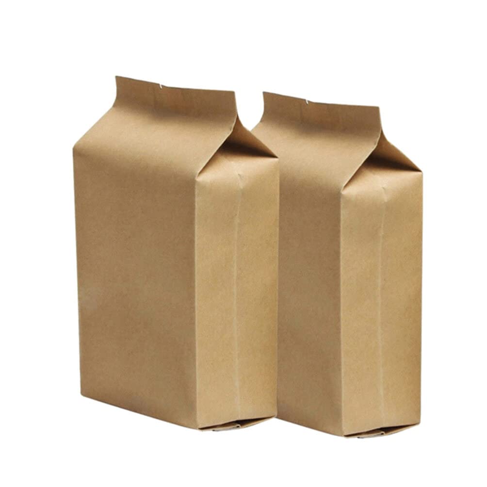 TOVINANNA 100pcs Paper Tea Bag Sealing Pouch Heat Sealable Food Packaging Bags for Dried Fruit Aluminum Sealed Odorless Reusable