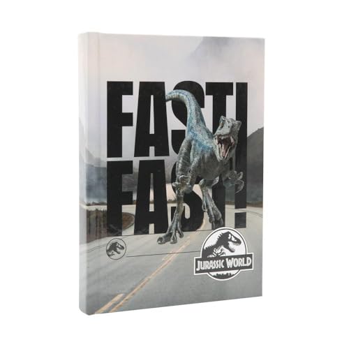 Gioch Preziosi – Agenda escolar 2025 2026 Jurassic World, agenda escolar de 10 meses sin fecha, tapa dura, formato 14,2 x 20 cm, para niños y niñas de primaria y mediana