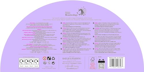 Baylis & Harding Beauticology Unicorn Rainbow Bath Bomb Fizzers Gift Set (Pack of 1) - Vegan Friendly - Image 7