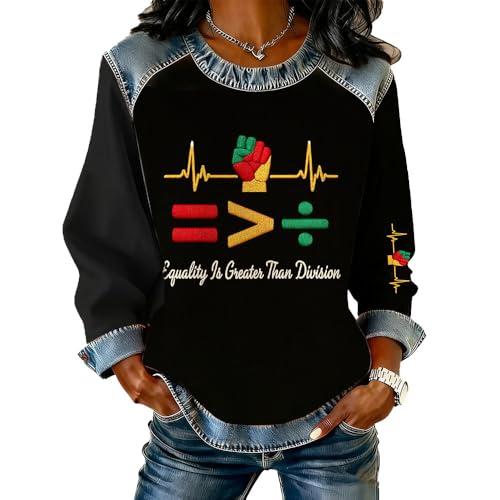 Women's Black History Month Crew Neck Sweatshirt