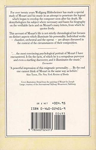 Mozart 0460024019 Book Cover