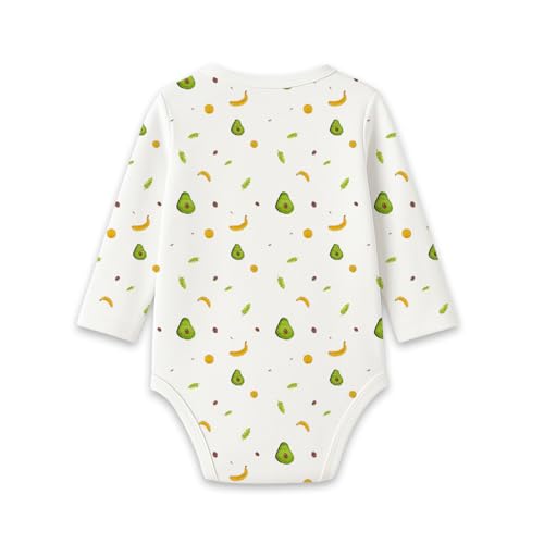 Image of MOM'S HOME Organic Cotton Front Open Kimono Onesie For Newborn Baby | New Born Clothing For Boys & Girls | 0-6 Months | Pack of 1