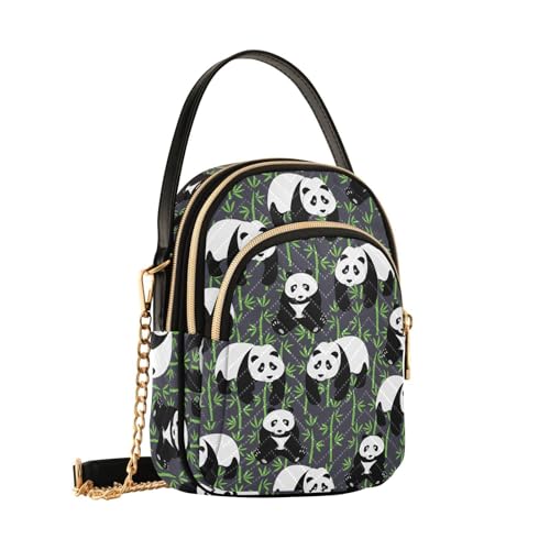 Sac à bandoulière panda pour femme et fille, sac à main mignon motif B2714