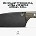 Benchmade - 4010 Station Knife, Fixed Blade Kitchen Knife, Professional Cutlery, Farm to Table with Sheath (4010BK-01)
