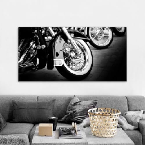Affiches de moto pour habiller un mur vide avec art moderne