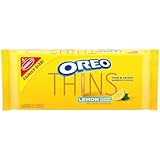 OREO Thins Lemon Creme Sandwich Cookies, Family Size, 13.1 oz