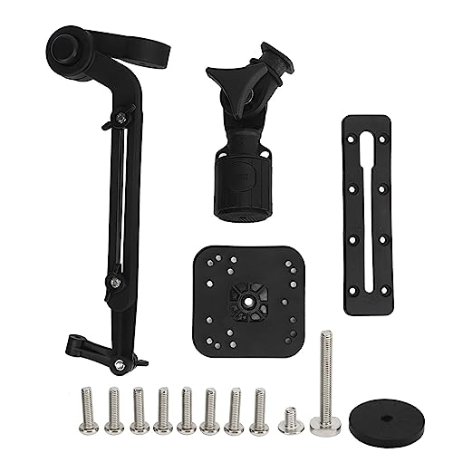 HYWHUYANG Kit de base para localizador de peixes, placa de base de montagem em nylon e aço inoxidáve