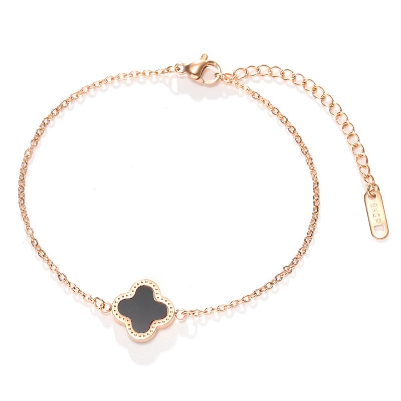 MYKI Elegangt Floral Charm Bracelet For Women & Girls (Rose Gold) (B0CH3KT8WH) Amazon Price History, Amazon Price Tracker